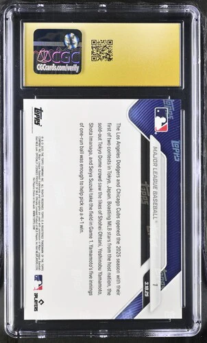 2025 MAJOR LEAGUE BASEBALL NOW 1 CGC PRISTINE 10 - Image 2
