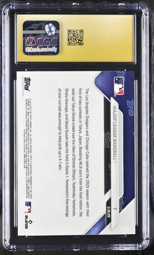 2025 MAJOR LEAGUE BASEBALL NOW 1 CGC PRISTINE 10 - Image 2