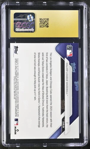 2025 MAJOR LEAGUE BASEBALL NOW 1 CGC PRISTINE 10 - Image 2