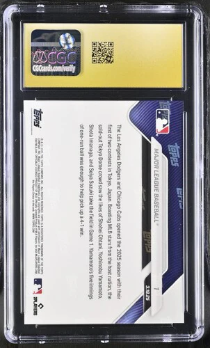 2025 MAJOR LEAGUE BASEBALL NOW 1 CGC PRISTINE 10 - Image 2