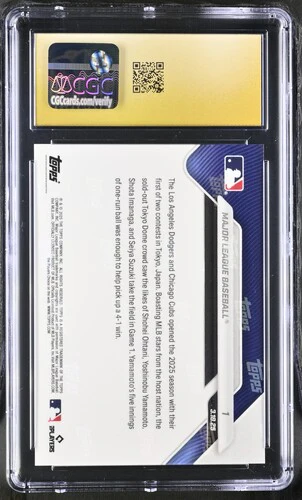 2025 MAJOR LEAGUE BASEBALL NOW 1 CGC PRISTINE 10 - Image 2