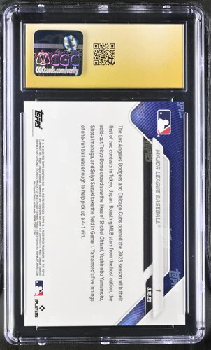 2025 MAJOR LEAGUE BASEBALL NOW 1 CGC PRISTINE 10 - Image 2