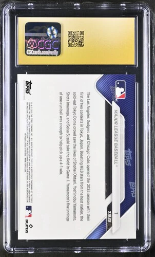 2025 MAJOR LEAGUE BASEBALL NOW 1 CGC PRISTINE 10 - Image 2