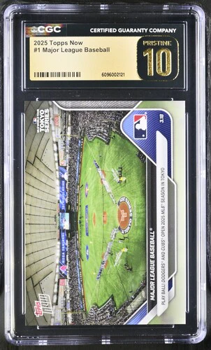 2025 MAJOR LEAGUE BASEBALL NOW 1 CGC PRISTINE 10