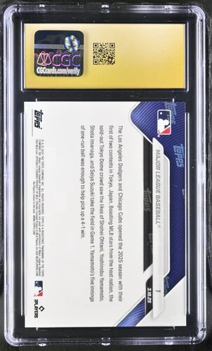 2025 MAJOR LEAGUE BASEBALL NOW 1 CGC PRISTINE 10 - Image 2