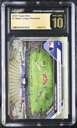 2025 MAJOR LEAGUE BASEBALL NOW 1 CGC PRISTINE 10