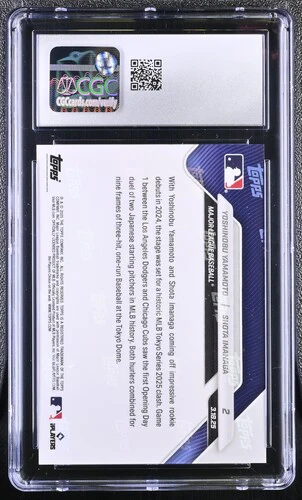 2025 Y. YAMAMOTO/S. IMANAGA NOW 2 CGC GEM MINT 10 - Image 2