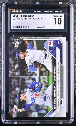 2025 Y. YAMAMOTO/S. IMANAGA NOW 2 CGC GEM MINT 10