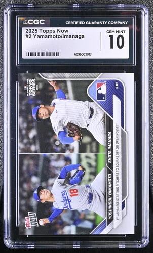 2025 Y. YAMAMOTO/S. IMANAGA NOW 2 CGC GEM MINT 10