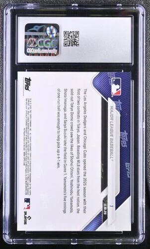 2025 MAJOR LEAGUE BASEBALL NOW 1 CGC GEM MINT 10 - Image 2