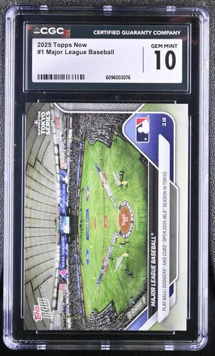 2025 MAJOR LEAGUE BASEBALL NOW 1 CGC GEM MINT 10