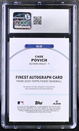 2025 MAJOR LEAGUE BASEBALL NOW 1 CGC GEM MINT 10 - Image 2