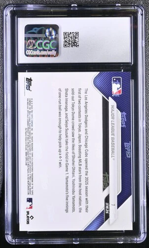 2025 MAJOR LEAGUE BASEBALL NOW 1 CGC GEM MINT 10 - Image 2