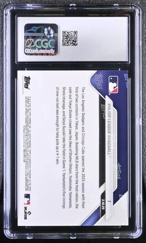 2025 MAJOR LEAGUE BASEBALL NOW 1 CGC GEM MINT 10 - Image 2