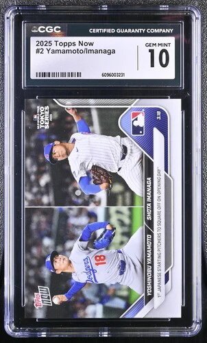 2025 Y. YAMAMOTO/S. IMANAGA NOW 2 CGC GEM MINT 10