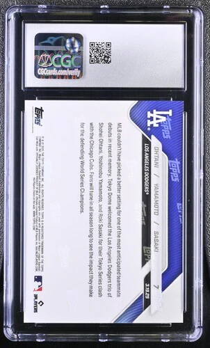 2025 OHTANI/YAMAMOTO/SASAKI NOW 7 CGC GEM MINT 10 - Image 2