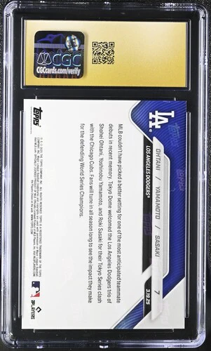 2025 OHTANI/YAMAMOTO/SASAKI NOW 7 CGC PRISTINE 10 - Image 2
