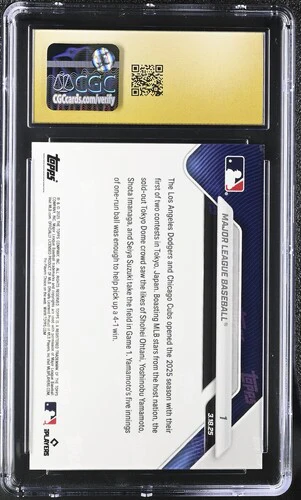 2025 MAJOR LEAGUE BASEBALL NOW 1 CGC PRISTINE 10 - Image 2