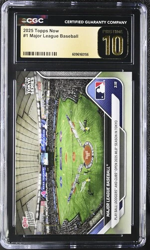 2025 MAJOR LEAGUE BASEBALL NOW 1 CGC PRISTINE 10