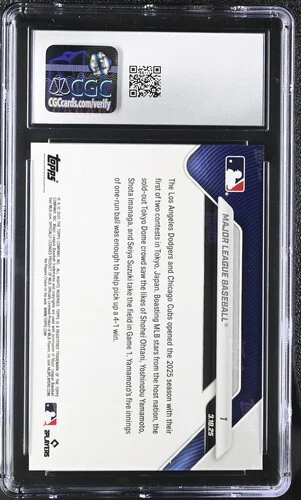 2025 MAJOR LEAGUE BASEBALL NOW 1 CGC GEM MINT 10 - Image 2
