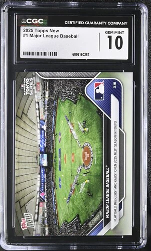 2025 MAJOR LEAGUE BASEBALL NOW 1 CGC GEM MINT 10