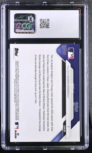 2025 MAJOR LEAGUE BASEBALL NOW 1 CGC GEM MINT 10 - Image 2
