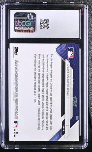 2025 MAJOR LEAGUE BASEBALL NOW 1 CGC GEM MINT 10 - Image 2