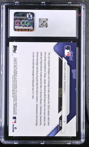 2025 MAJOR LEAGUE BASEBALL NOW 1 CGC GEM MINT 10 - Image 2