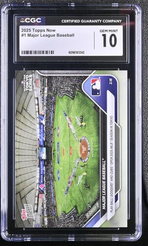 2025 MAJOR LEAGUE BASEBALL NOW 1 CGC GEM MINT 10