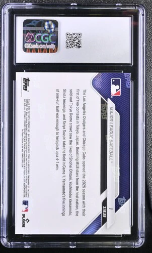 2025 MAJOR LEAGUE BASEBALL NOW 1 CGC GEM MINT 10 - Image 2