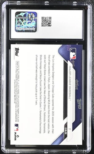 2025 MAJOR LEAGUE BASEBALL NOW 1 CGC GEM MINT 10 - Image 2