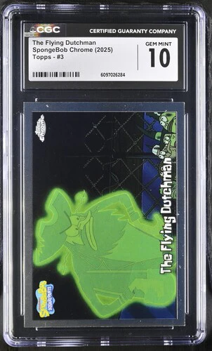 THE FLYING DUTCHMAN SPONGEBOB CHROME #3 2025 ENGLISH CGC GEM MINT 10