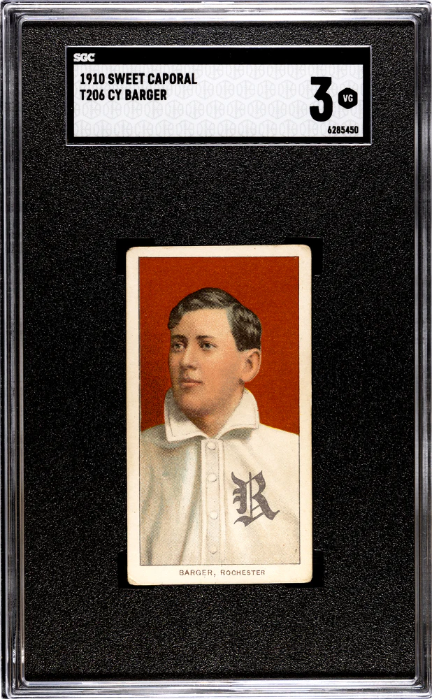 BARGER, CY # 1910 SWEET CAPORAL (T206) - SGC 3 VG
