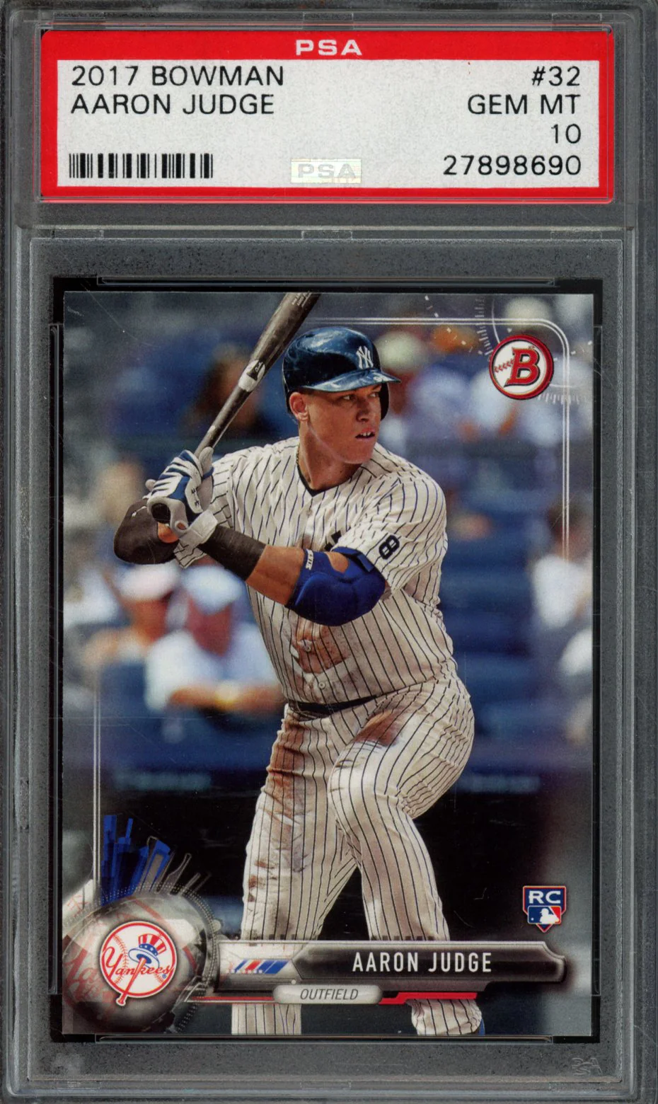 AARON JUDGE | 2017 BOWMAN | PSA GEM MT 10