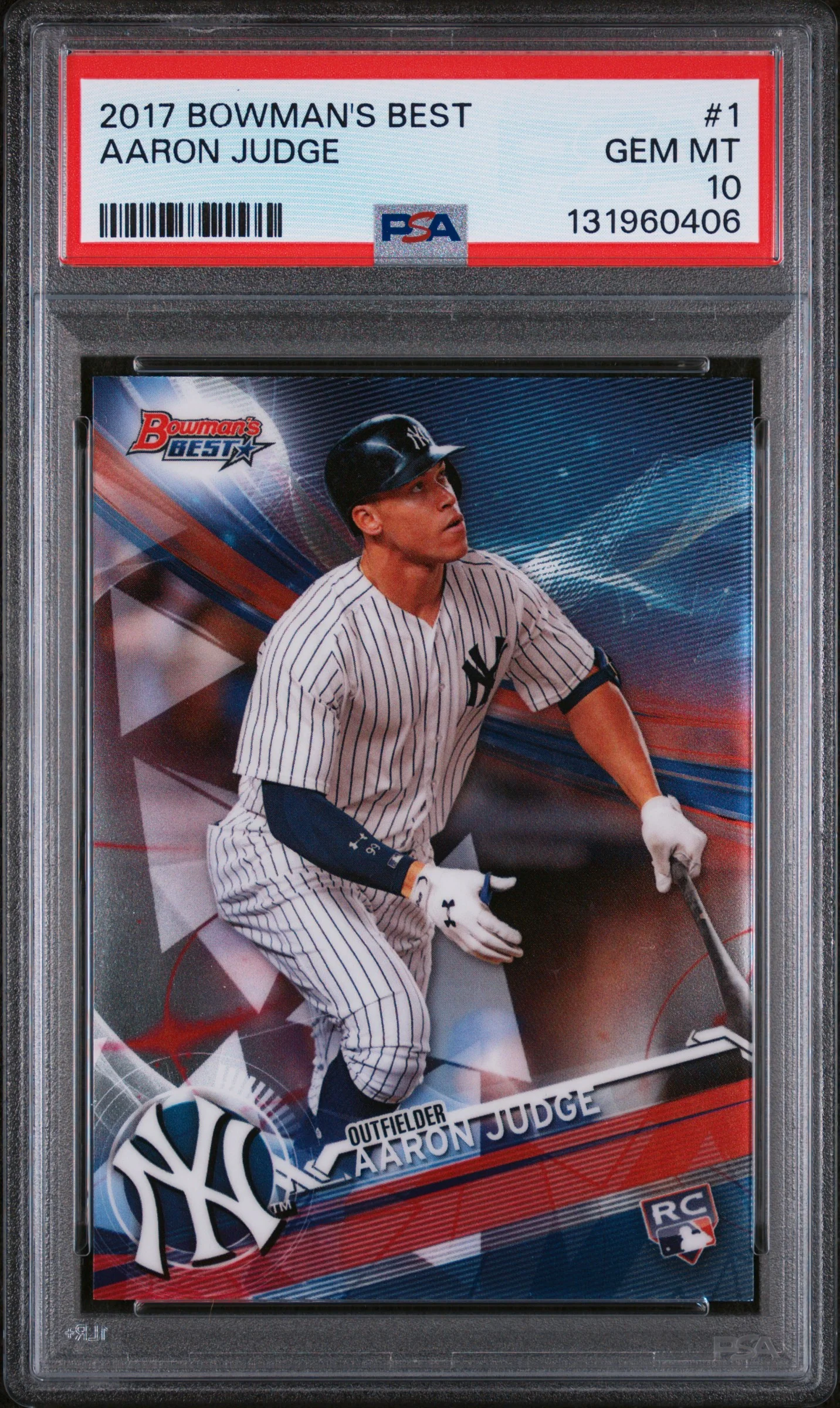 AARON JUDGE | 2017 BOWMAN'S BEST 1 | PSA GEM MT 10