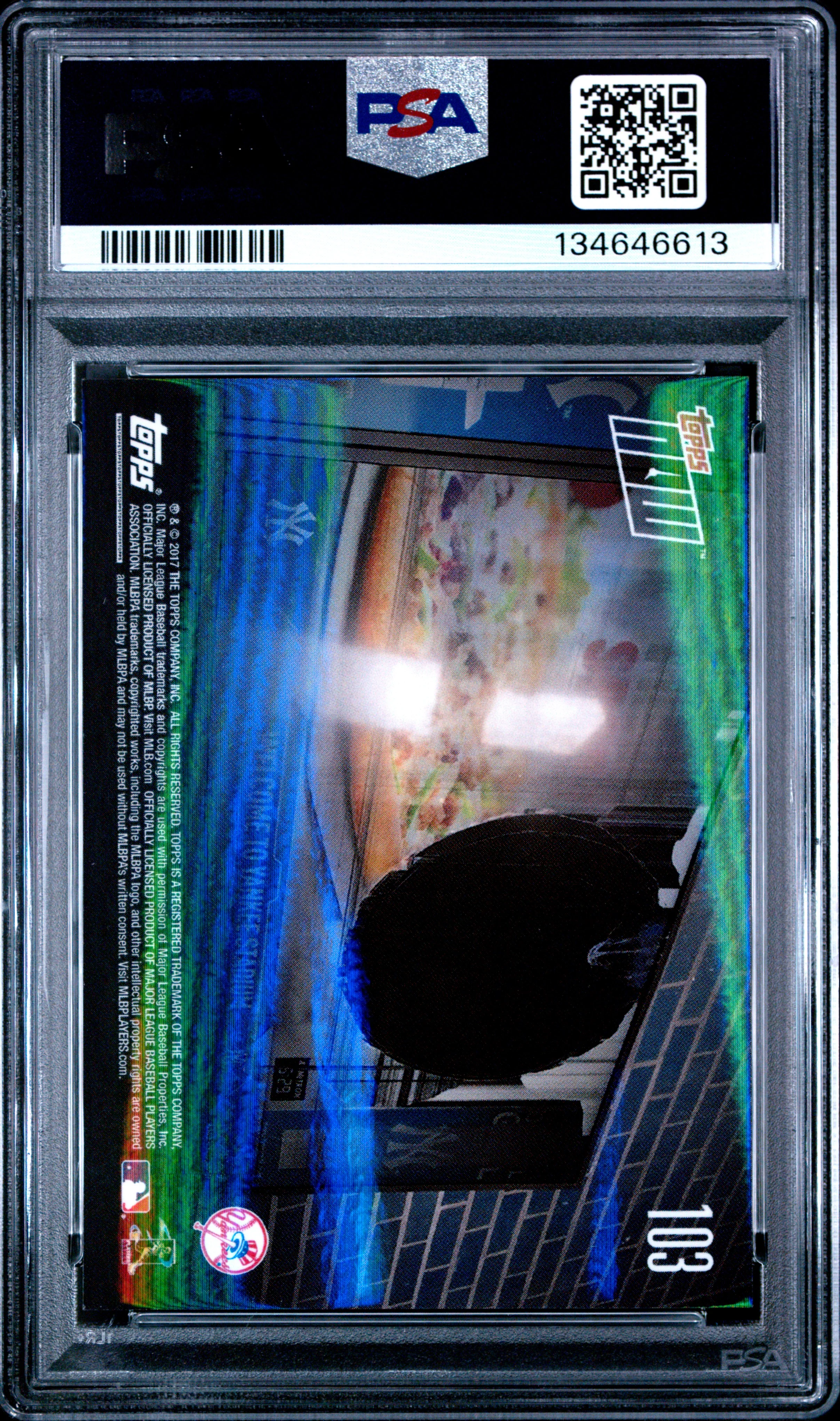 AARON JUDGE | 2017 TOPPS NOW 103 | PSA GEM MT 10 - Image 2
