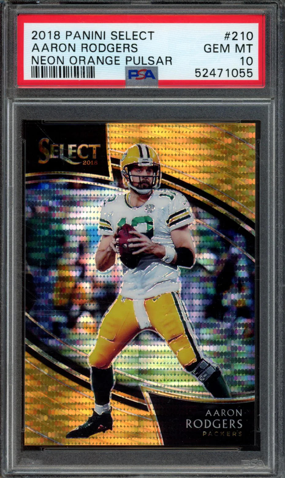 AARON RODGERS | 2018 PANINI SELECT | PSA GEM MT 10