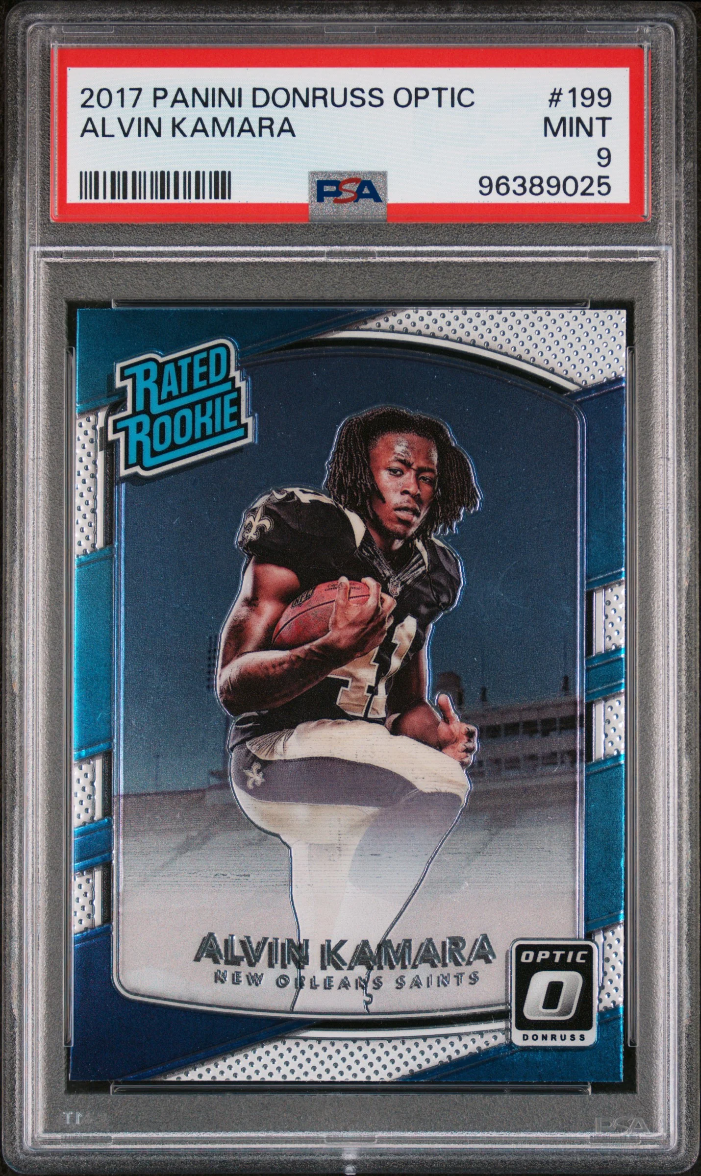 ALVIN KAMARA | 2017 PANINI DONRUSS OPTIC 199 | PSA MINT 9