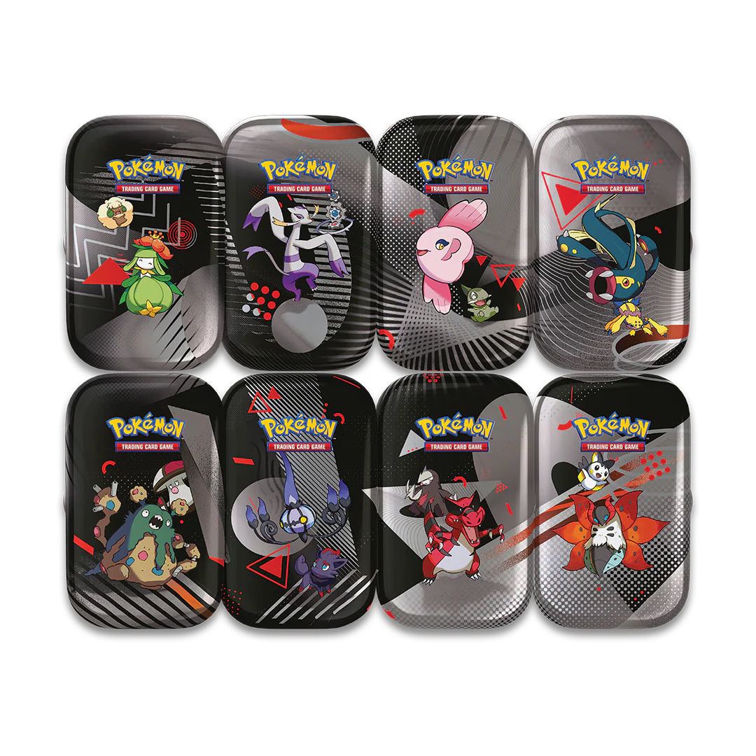 Black Bolt & White Flare Unova Pokemon Mini Tin