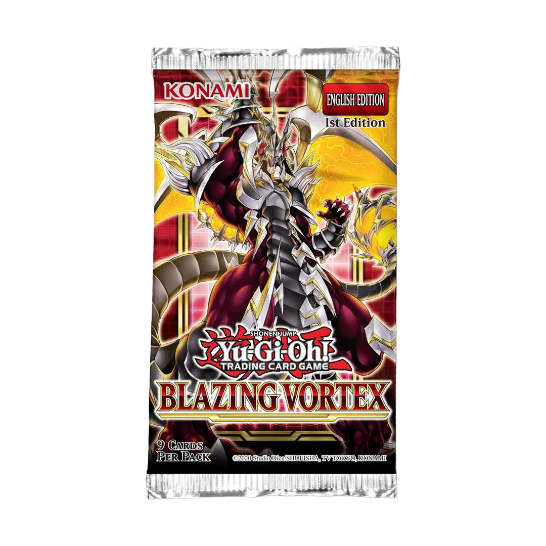 Blazing Vortex 1st Edition Yu-Gi-Oh Booster Pack