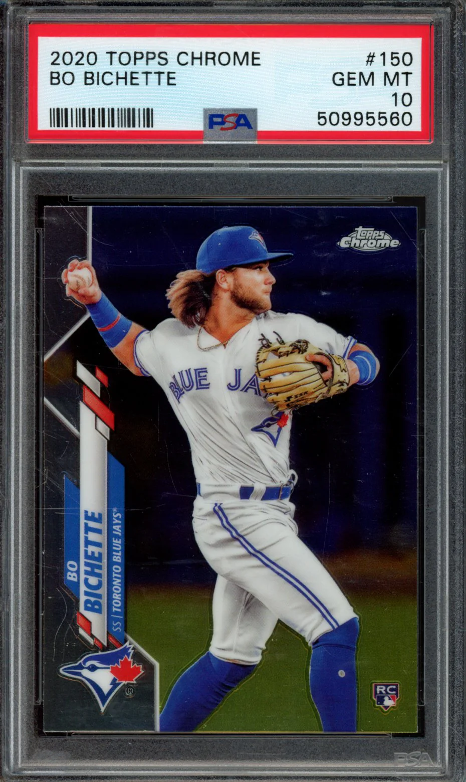 BO BICHETTE | 2020 TOPPS CHROME | PSA GEM MT 10