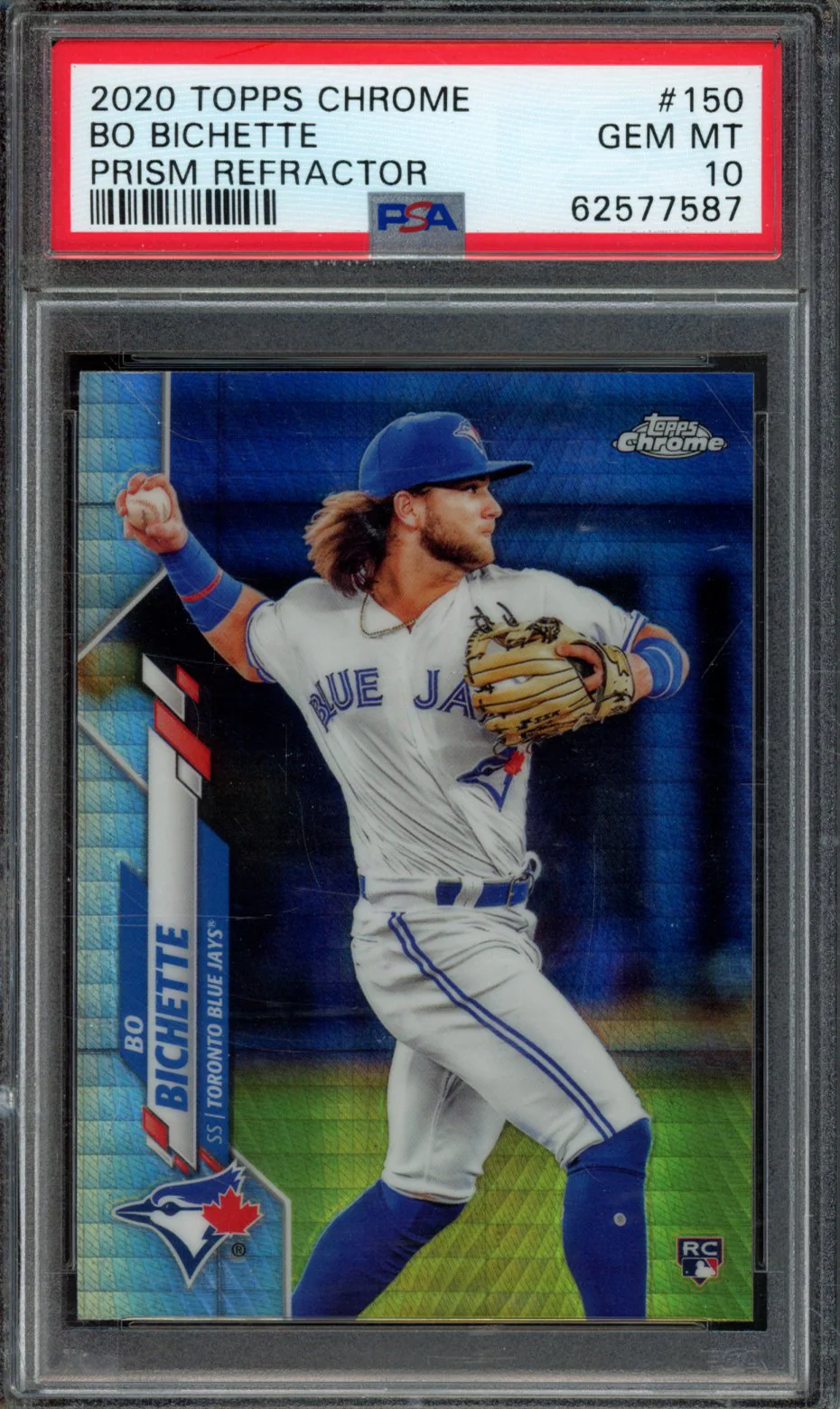 BO BICHETTE | 2020 TOPPS CHROME | PSA GEM MT 10