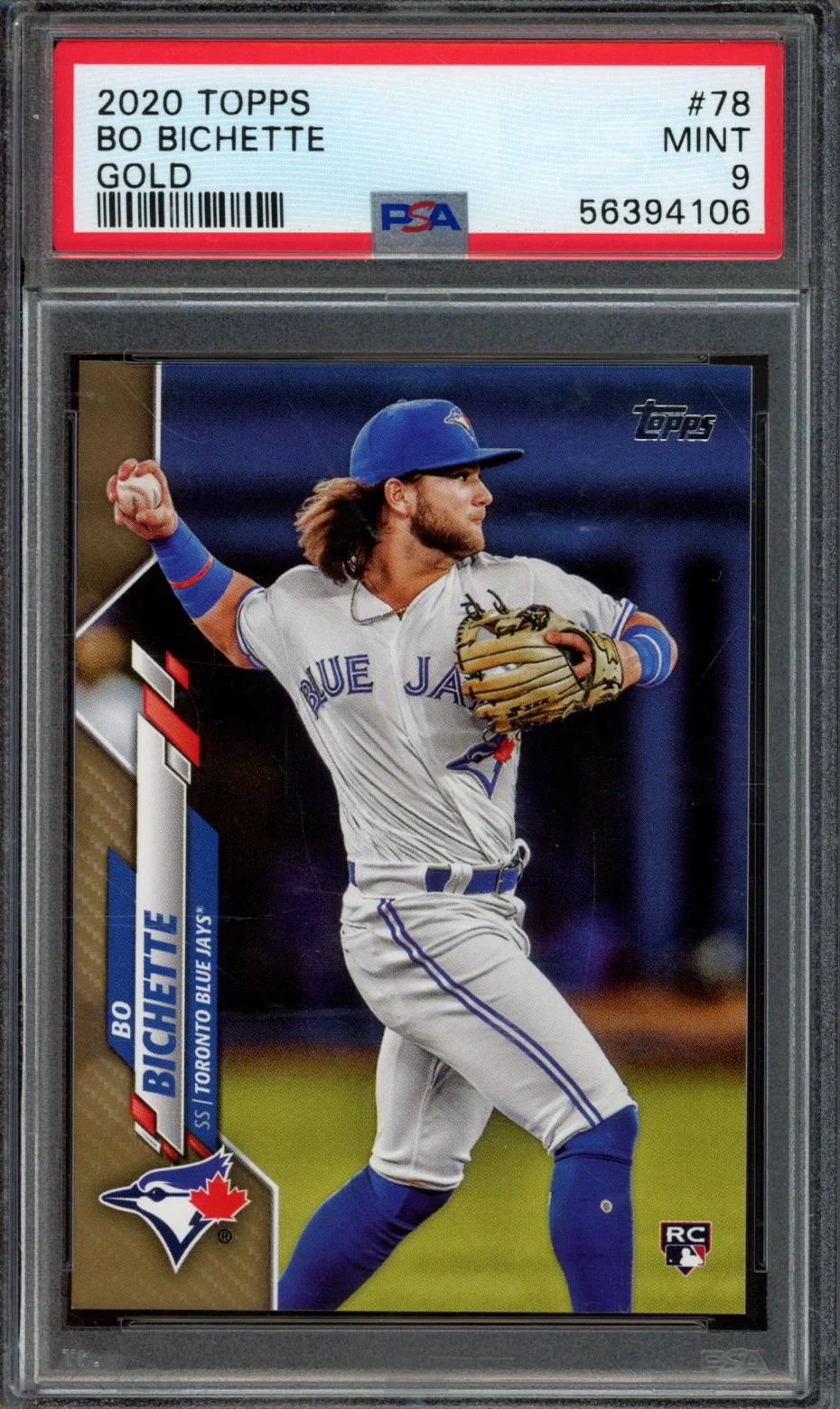 BO BICHETTE | 2020 TOPPS | PSA MINT 9