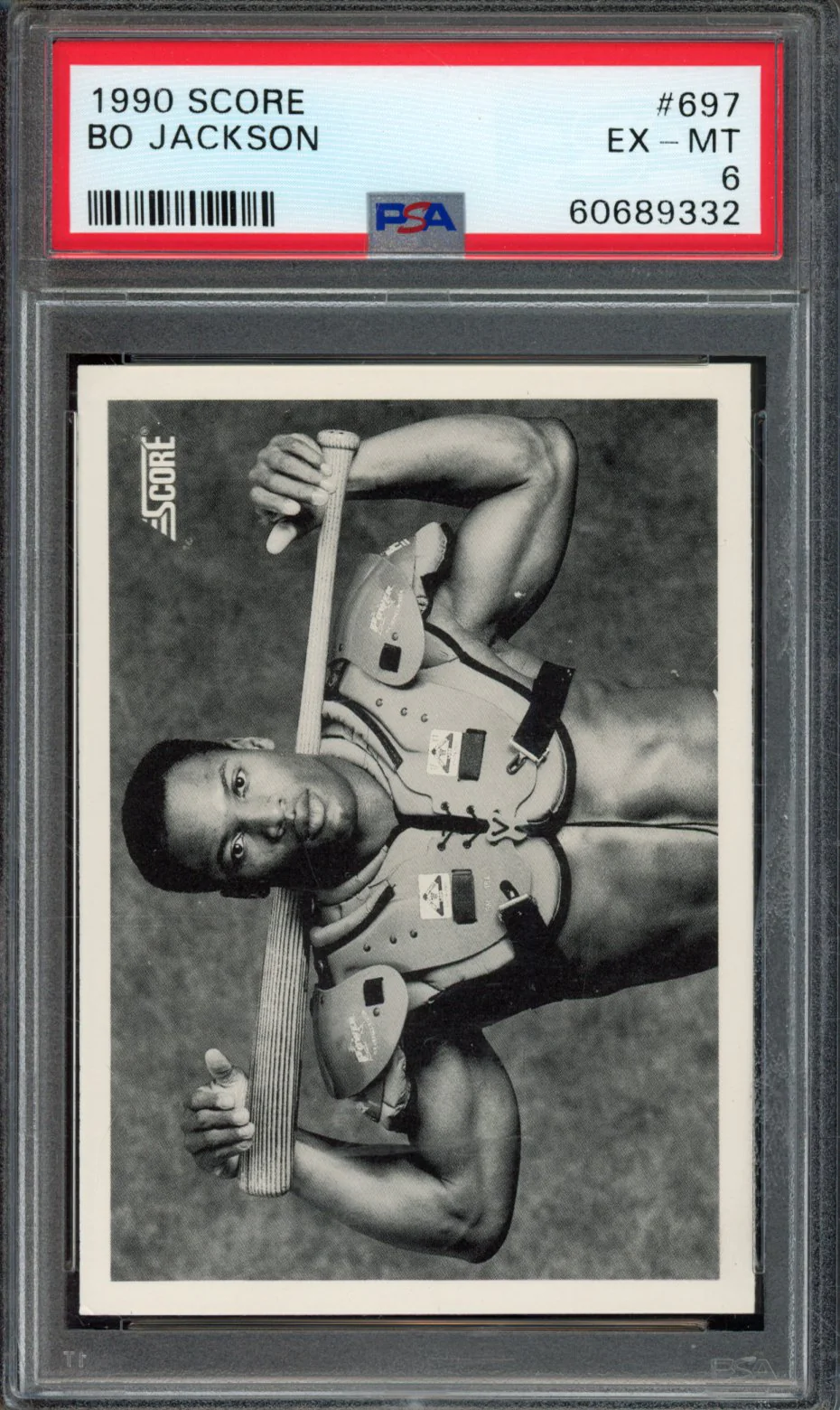 BO JACKSON | 1990 SCORE | PSA EX-MT 6