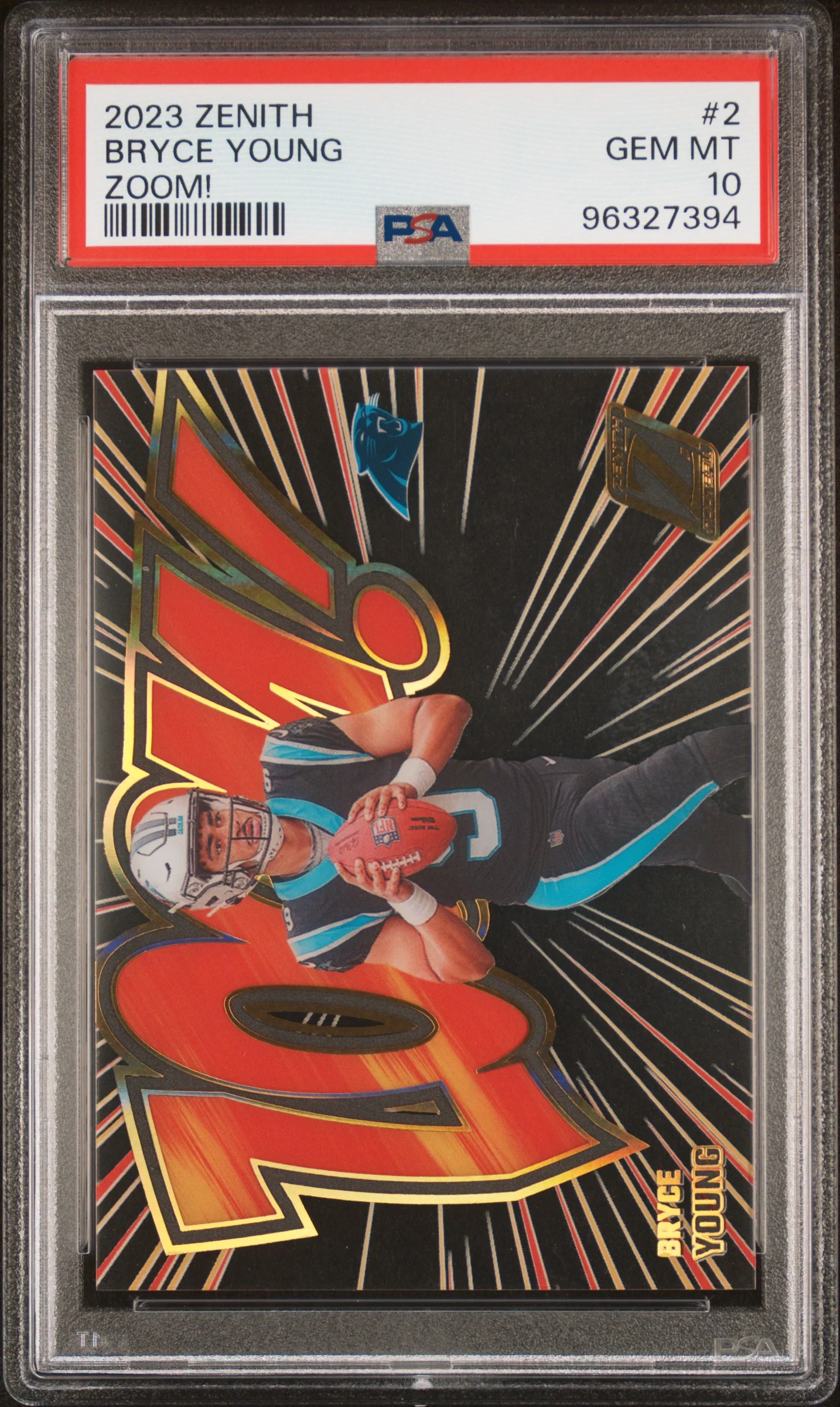 BRYCE YOUNG | 2023 PANINI ZENITH ZOOM! 2 | PSA GEM MT 10