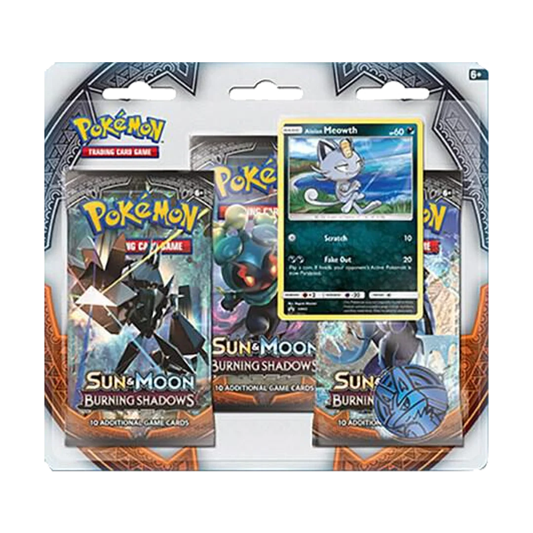 Burning Shadows 3 Pack Pokemon Blister