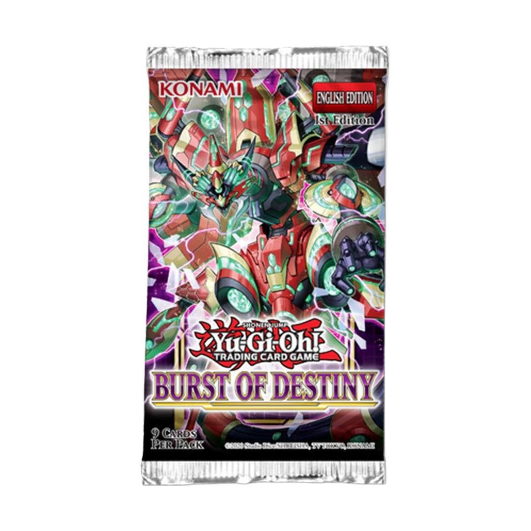 Burst of Destiny 1st Edition Yu-Gi-Oh Booster Pack