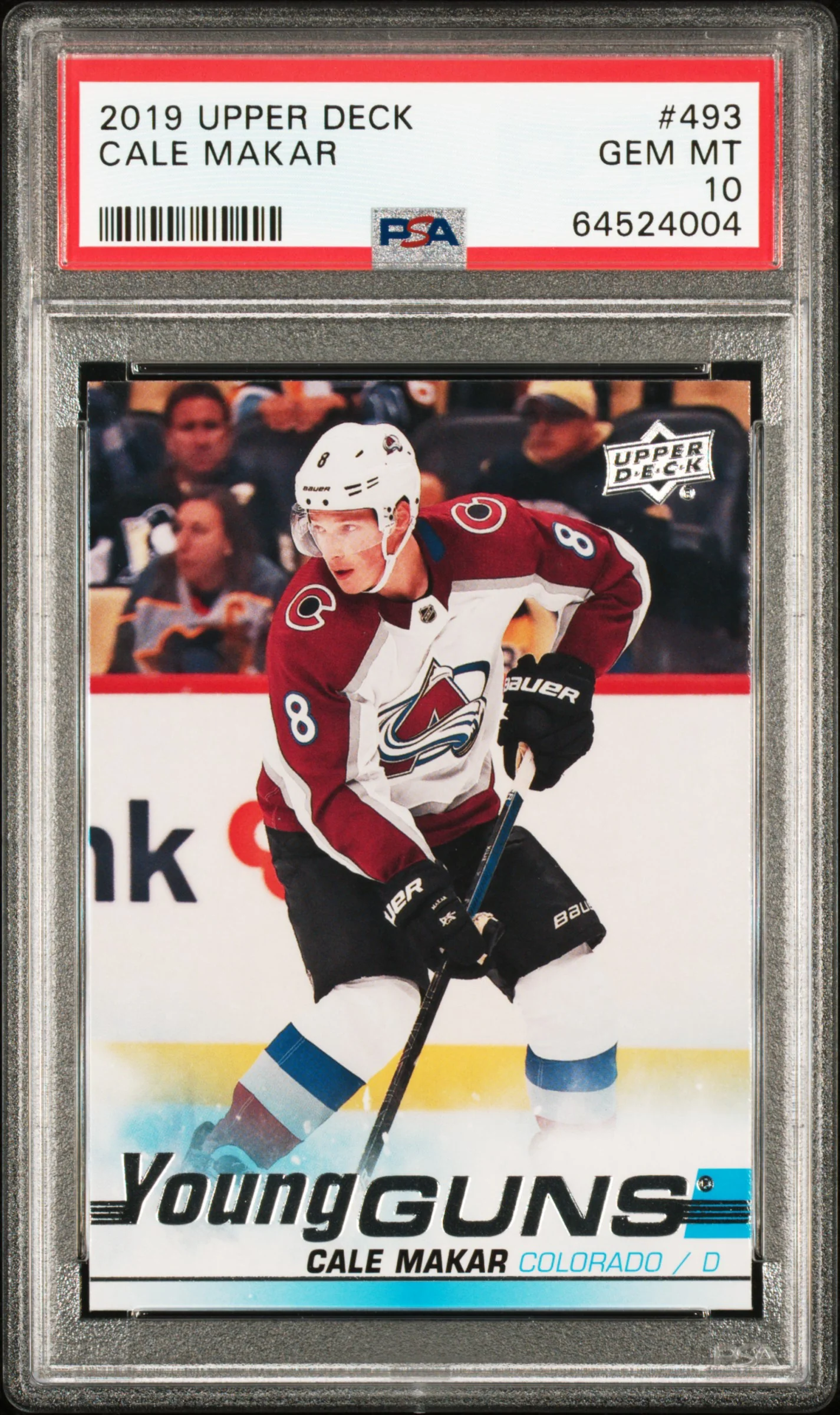 CALE MAKAR | 2019 UPPER DECK 493 | PSA GEM MT 10