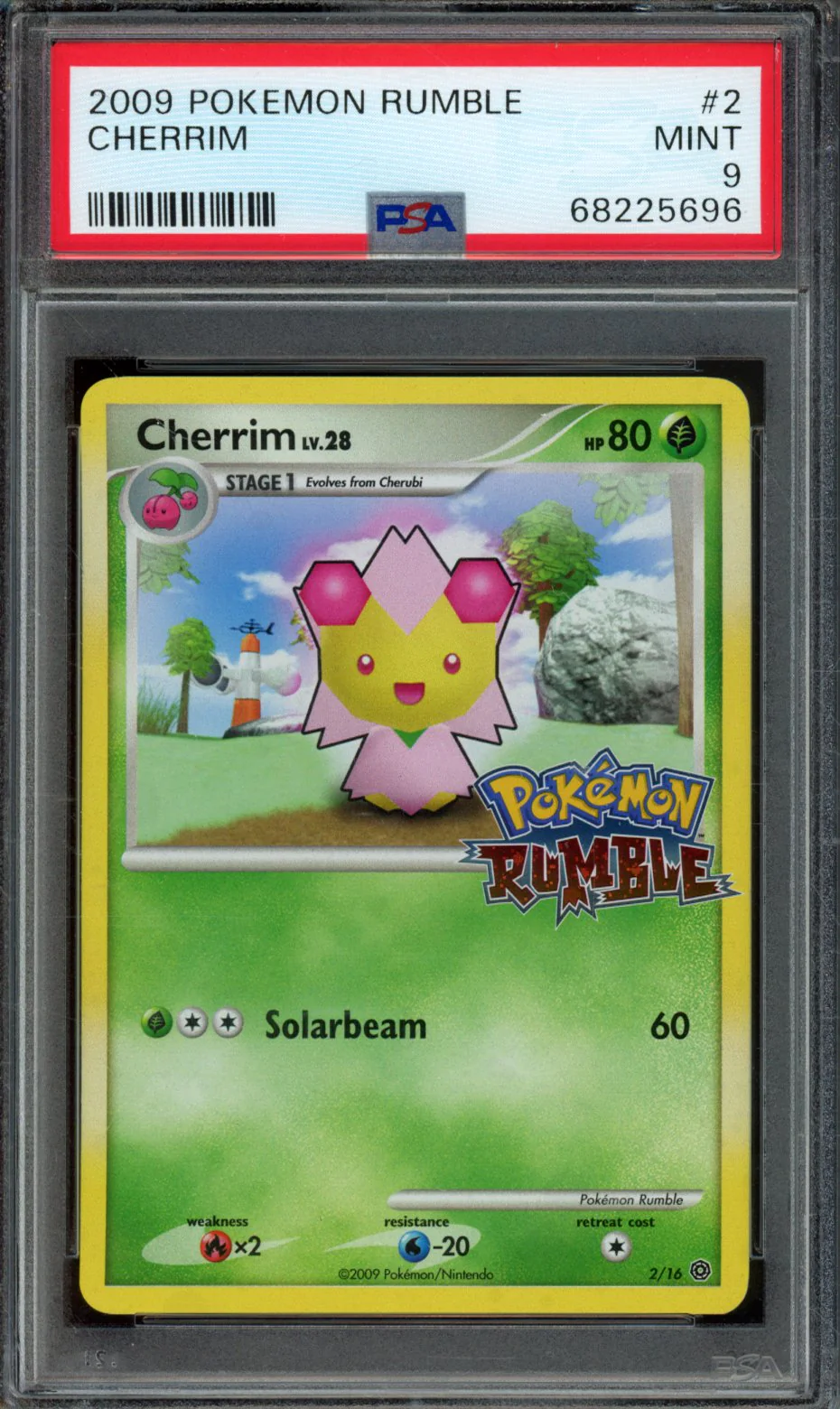 CHERRIM | 2009 POKEMON RUMBLE | PSA MINT 9