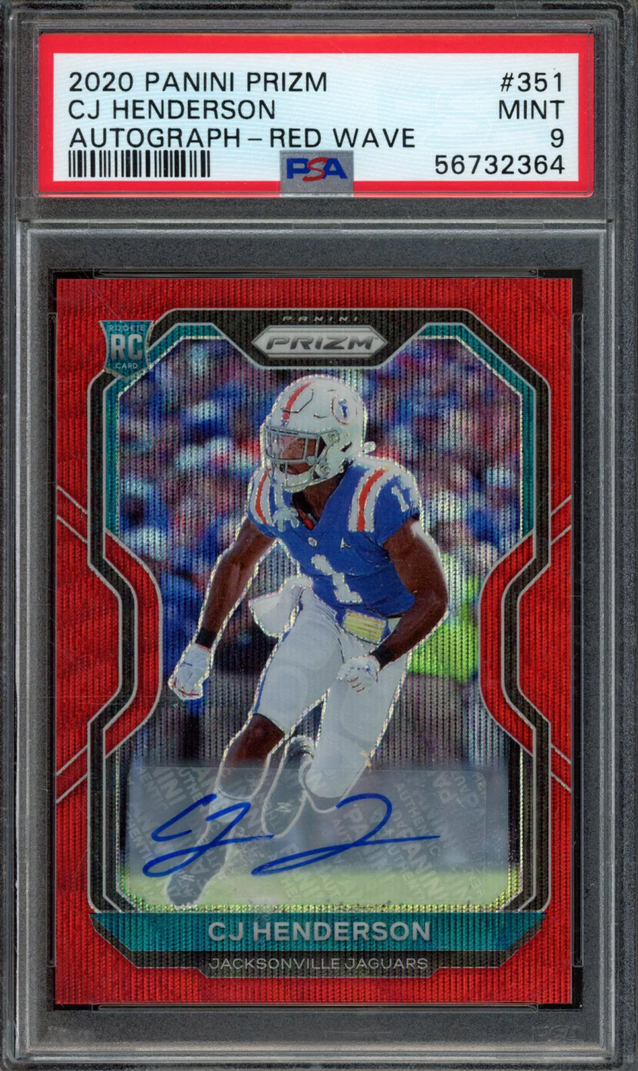 CJ HENDERSON | 2020 PANINI PRIZM | PSA MINT 9
